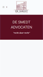 Mobile Screenshot of advocatenkantoor-desmedt.be